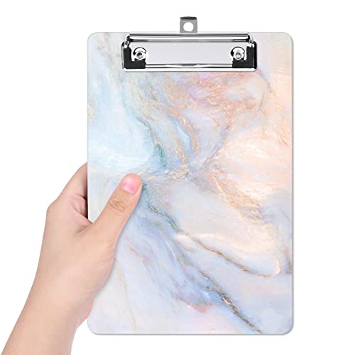 Image of Small Plastic Clipboard 6 x 9 in, Standard A5 Size Fashion Clip Board