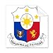 Philippines Asia National Emblem Cleaning Cloth Phone Screen Glasses Cleaner 5pcs