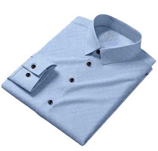 Image of TH BROTHER Men Casual Solid Collared Buttondown Shirt Comfortable Breathable Regular Fit Stylish Modern Daily Outfit