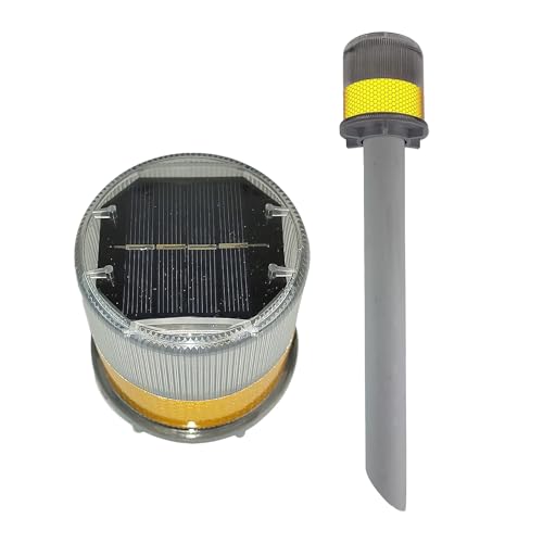 GLOWMAX Bird Deterrent Device Nighttime Solution to Repel Geese and Ducks from Lawns Flashing Night Light Disrupts Sleeping to Discourage Nesting Set of 1