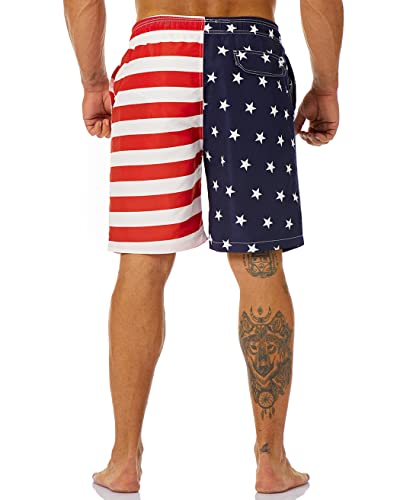 Kailua Surf Mens Long Quick Dry 9" Inseam Swim Trunks