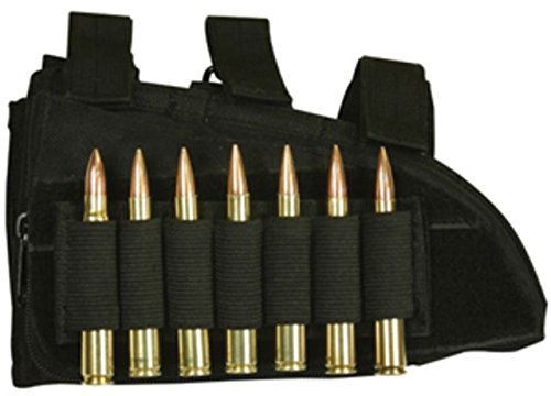 Fox Outdoor Products Rifle Butt Stock Cheek Rest, Black, 8 x 4.5 Fox Outdoor Products Rifle Butt Stock Cheek Rest, Black, 8" x 4.5"