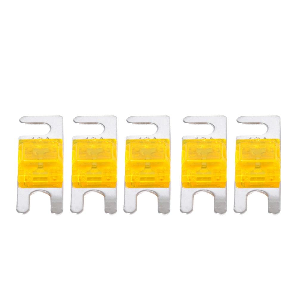 ATORSE™ 5 Pieces Mini ANL Bolt Fork Fuse Kit Car Audio Circuit Breaker 40A-picture-29