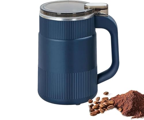 Image of Electric Coffee Spice Grinder Machine Stainless Steel Blade Grinder Coffee Beans Dry Masala Herbs Nuts Grains Compact Multipurpose Kitchen Grinder Home Use (Blue)