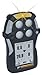 BW Technologies QT-XWHM-R-B-NA GasAlertQuattro 4-Gas Detector with Rechargeable Battery, Combustible, O2, H2S and CO, Black