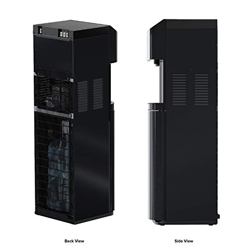 Brio Clbl720Scblk Moderna Self Cleaning Bottom Load Hot, Cold & Room Water Cooler - New Black Stainless Steel - Tri Temp W/Touch Dispenser Feature #TOP5