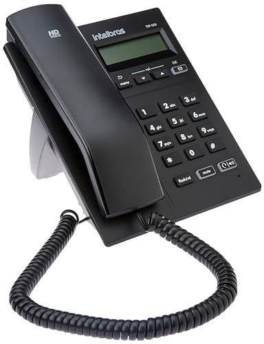 intelbras Telefone IP TIP 125i c/Embalagem colorida, TIP 125i, Preto