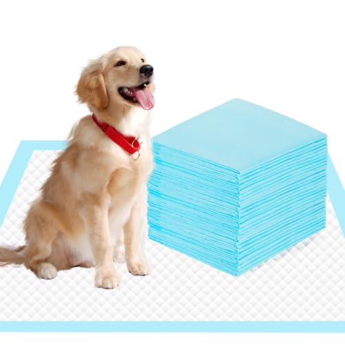 Image of 28 inch x 30 inch Dog Pee Pads Extra Large, Super Absorbent Leakproof Quick Drying | 50 Count Pee Pads, Training Puppy Pads Disposable Pee Pads for Dogs
