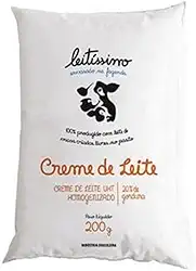 Creme De Leite Uht Leitíssimo 200g 20% De Gordura Kit 10 Un