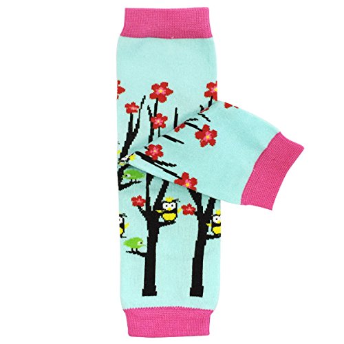 ALLYDREW Funky Prints & Patterns Baby Leg Warmer & Toddler Leg Warmer for Boys & Girls, Hooty Hoot Owl