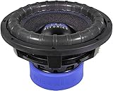 Subwoofer de 30 cm (12). Capacidad de carga: 1000 W RMS / 2000 W máx. Impedancia: 2 + 2 ohmios; Fs 33,4 Hz, Qts 0,54, VAS 28,3 L, 84 dB; apertura de montaje: 282 mm; profundidad de montaje: 186 mm