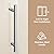 CuisinSmart Shower Doors, 56-60" W x 76" H Frameless Shower Door, Sliding Shower Door with Clear Tempered Glass, Glass Shower Door with Handle & Seal Strip Parts, Easy Sliding Shower Door, 8mm 60x72