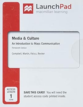 Printed Access Code Launchpad for Media & Culture (1-Term Access): An Introduction to Mass Communication Book
