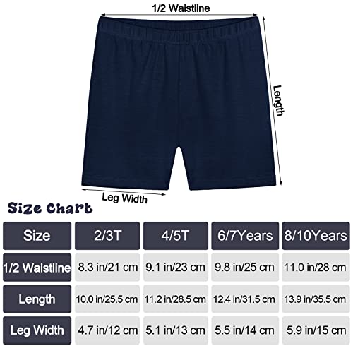 Resinta 8 Pack Toddlers Girls Shorts Dance Shorts Bike Short Breathable And Safety 8 Color #TOP1