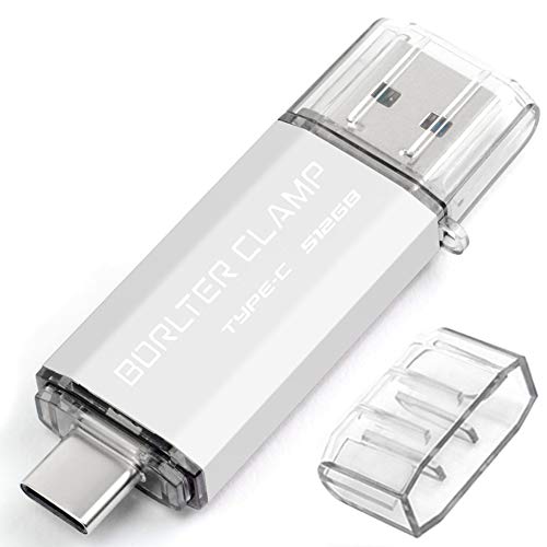 BorlterClamp   Memoria USB 3.0 para Smartphones Android, Samsung Galaxy S9/S8/Note 9, LG, Tablets y Ordenadores