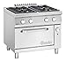 Produktbild Bartscher 4 Flammen Gasherd mit Gasbackofen 2/1 GN Serie 900 - 2952141