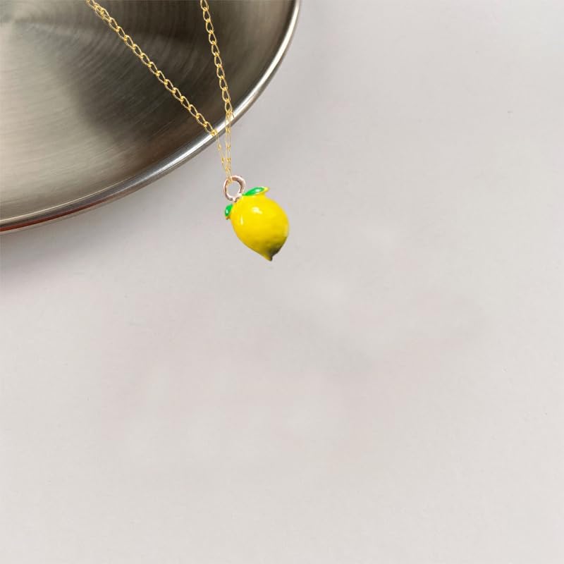 3D Fun Assorted Simulation Fruit Earrings for Women Weird Fruit Shaped Dangle Earrings Necklace Set - Image 5