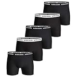 Bjorn Borg Mens Solid 5-Pack Boxers - Schwarz Beauty - M