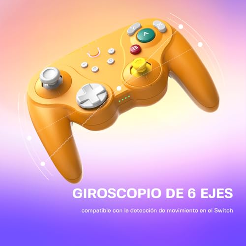 Image of NYXI Warrior Wireless Switch Controller, Switch Pro Controller with Hall Effect Joysticks /Trigger, HD Rumble, 6-Axis Gyro, Micro Mechanical Switch Buttons, Programmable for Switch /NGC /Wii /PC