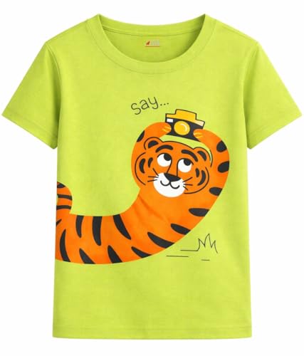 Image of Lush Plush Boys High GSM Cotton Half Sleeve Printed Cotton T-Shirt