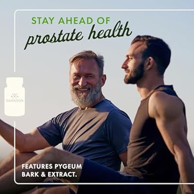 Swanson Pygeum Herbal Supplement for Men Seeking Prostate, Bladder, and Urinary Tract Health Support - 400 mg (120 Capsules)