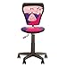 Chaise-expert - Sedia da scrivania, Modello Ministyle, per bambini Girevole a 360° Altezza regolabile Schienale regolabile, seduta regolabile in profondità Motivo “principessa”