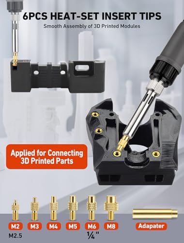 SARDVISA 22-in-1 3D Printer Tool Kit with 80W LCD Soldering Iron - Image 6