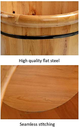 Spa de pies de madera maciza natural para uso doméstico miniatura 4