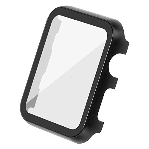 TOMAZON Case Compatible for Apple Watch 44mm Series 5/4 with Anti-Scratch Screen Protector Cover, Ultra-Thin Full Coverage Shockproof Defense Edge Bumper for iWatch 44mm (Black)