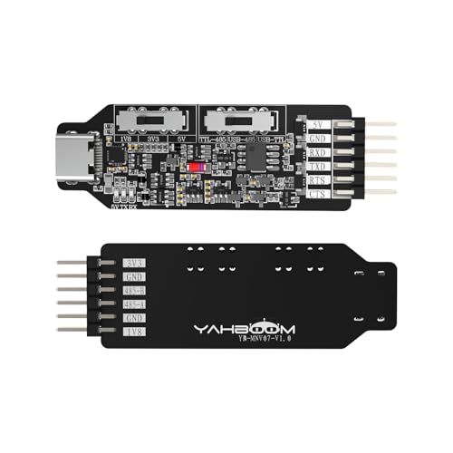 Yahboom Serial Port Converter Module,USB to TTL,USB to RS485,TTL to RS485,Supports 5V/3.3V/1.8V, 12Mbps Baud Rate,for Embedded Development (USB Serial Port Module)
