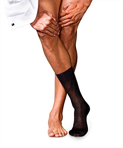 FALKE Men's No. 9 Egyptian Cotton Luxury Dress Socks, 1 Pair