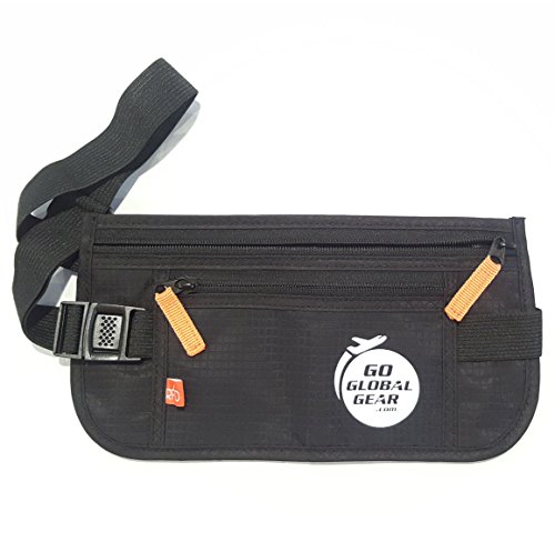 Travel Wallet Money Belt Passport Holder of RFID theft protective material