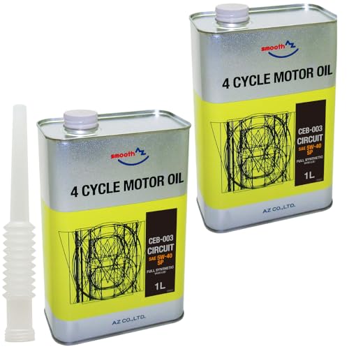 AZ (エーゼット) CEB-003 4輪用 エンジンオイル 2L 5W-40 SP CIRCUIT 100%化学合成油 VHVI 自動車用 SE633