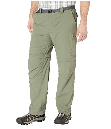 Image of Columbia Men's Big and Tall Silver Ridge Convertible Pant, Breathable, UPF, Cypress, 52x32
