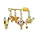 HAOTING Brosche Mode Kristall zarte Vintage Gartengeräte Broschen für Frauen Schaufel Wasserkocher Schmetterling Blumenform Korb Pin niedliche Accessoires