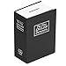 Safe Box, Mini Simulation Book Safe Storage Box Money Cash Jewelry Security Lock Case with Keys