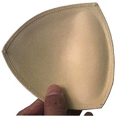 Fypxd 6 pares de enchimentos removíveis para sutiã esportivo e top de biquíni, (Bege), A/C