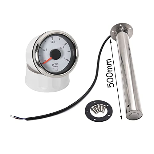 Jauge de niveau de carburant 52mm avec transmetteur 500mm 0-190 ohm pour reservoir