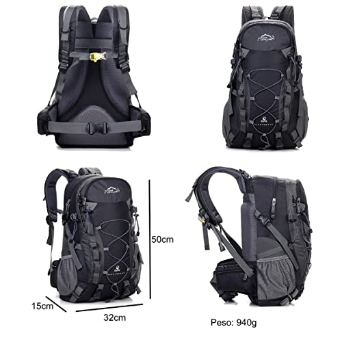 Mochila Cargueira 40 Litros Impermeável com Compartimento para Notebooks de Até 15.6 Polegadas Refor