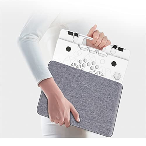 Base portátil ajustable para laptop con ventilador miniatura 2