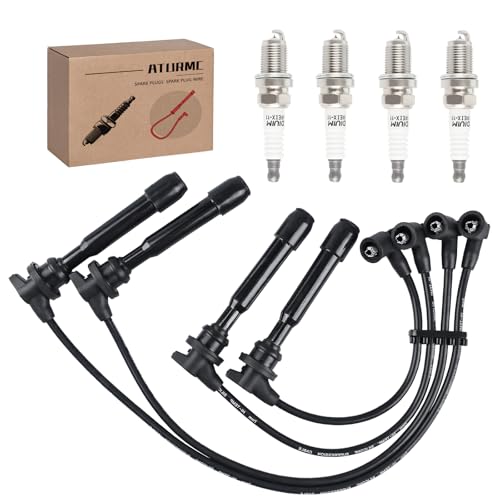 Set of 4 PCS Spark Plug Wires 27501-23B70 7962 RC-XX90 ...