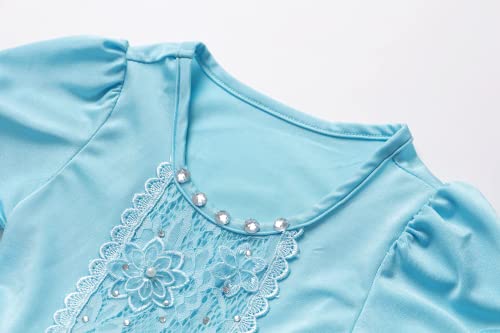 Dzyoleize Vestidos Cinderela Princesa Vestidos de Fantasia para Meninas Vestidos de Fantasia para Me