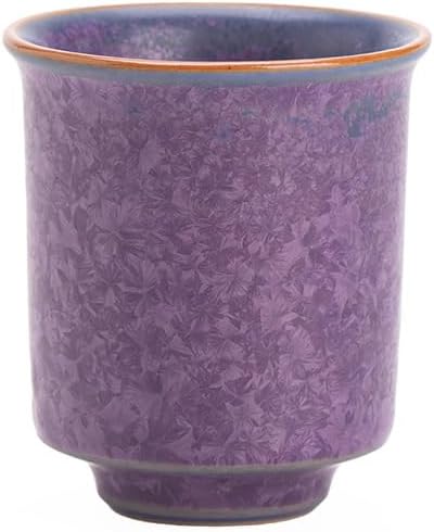 Tea Cup Ceramic Crystal Glaze Kiln-Changed Purple Jun, Cola, Drinking, Office Soaking Container