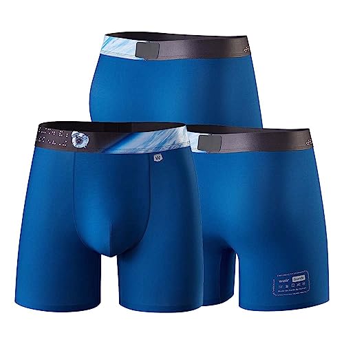 Mk1 Ultra Boxer Briefs for Men (3-Pack) - Breathable Men’s Underwear, Quick-Dry, Stretchy, 3D Pouch