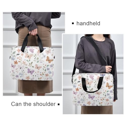 Funda para laptop con diseño mariposas y flores, 13-15.6 pulg. miniatura 7