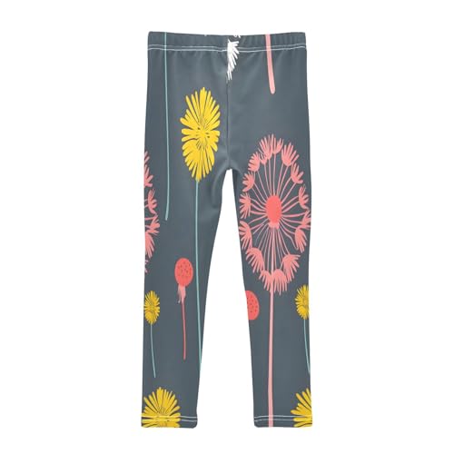 Toddler Girls Leggings Printed Yoga Pants Leggings Dandelions for Kids2