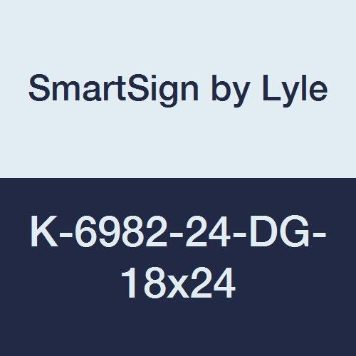 SmartSign Señal de aluminio con número de muelle "Dock 40.6 cm