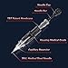 T-Tech Round Shader Tattoo Needle Cartridges, Medical-Grade Plastic and Stainless Steel, Generation A, for Lining and Shading (A1205RS)