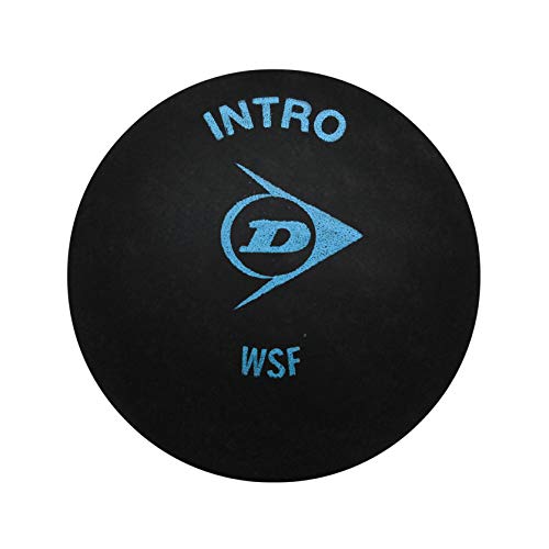 Dunlop Sports Intro 3bbl Squashbälle, schwarz Blauer Punkt, etwas größer - Image 5