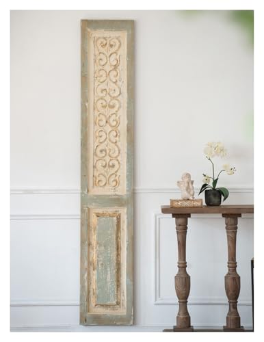 INBAYJAN 14" x 78.5" Large Wooden Wall Hanging Panel -